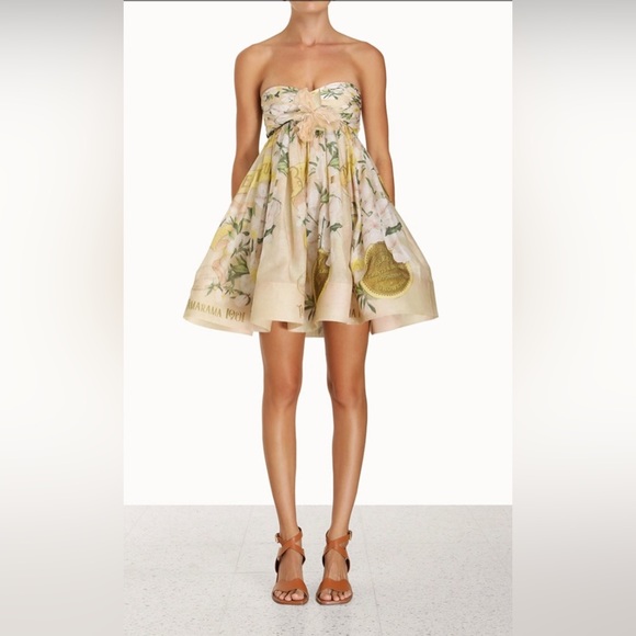 Zimmermann NWT Coaster
Strapless Ruched Mini Sz 6 - Picture 3 of 11